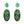 Load image into Gallery viewer, Muzo Emerald and Diamond Cluster Earrings with Carved Jade Drops