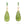 Load image into Gallery viewer, Amber, Tsavorite Garnet and Diamond Earrings