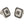 Load image into Gallery viewer, Black and White Diamond Earrings