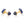 Load image into Gallery viewer, Lapis-Lazuli and Diamond Knot Cufflinks
