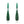 Load image into Gallery viewer, Titanium and Emerald Malachite Drop Earrings