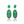 Load image into Gallery viewer, Muzo Emerald and Diamond Cluster Earrings with Carved Jade Drops