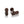 Load image into Gallery viewer, Dark Fossilized Wood Auction Gavel Cufflinks