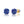 Load image into Gallery viewer, Lapis-Lazuli and Diamond Knot Cufflinks