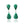 Load image into Gallery viewer, Malachite and Diamond Drop Earrings Number One