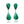 Load image into Gallery viewer, Malachite and Diamond Drop Earrings Number One