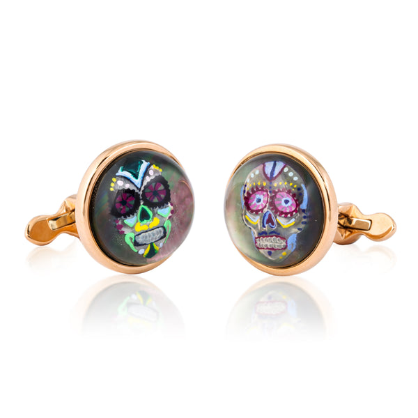 Artistic Skull Cufflinks