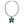 Load image into Gallery viewer, Titanium, Malachite and Diamond Splash Necklace