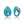 Load image into Gallery viewer, Titanium, Turquoise and Diamond Large Creole Earrings