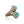 Load image into Gallery viewer, Titanium, Turquoise and Diamond Twin Ring Number One