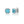 Load image into Gallery viewer, Asscher Cut Blue Zircon and Diamond Halo Earrings