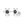 Load image into Gallery viewer, Black Diamond Cufflinks
