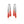 Load image into Gallery viewer, Titanium, Coral and Diamond Double Drop Earrings
