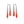 Load image into Gallery viewer, Titanium, Coral and Diamond Double Drop Earrings