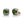 Load image into Gallery viewer, Cutting Edge Classic Green Tourmaline Cufflinks