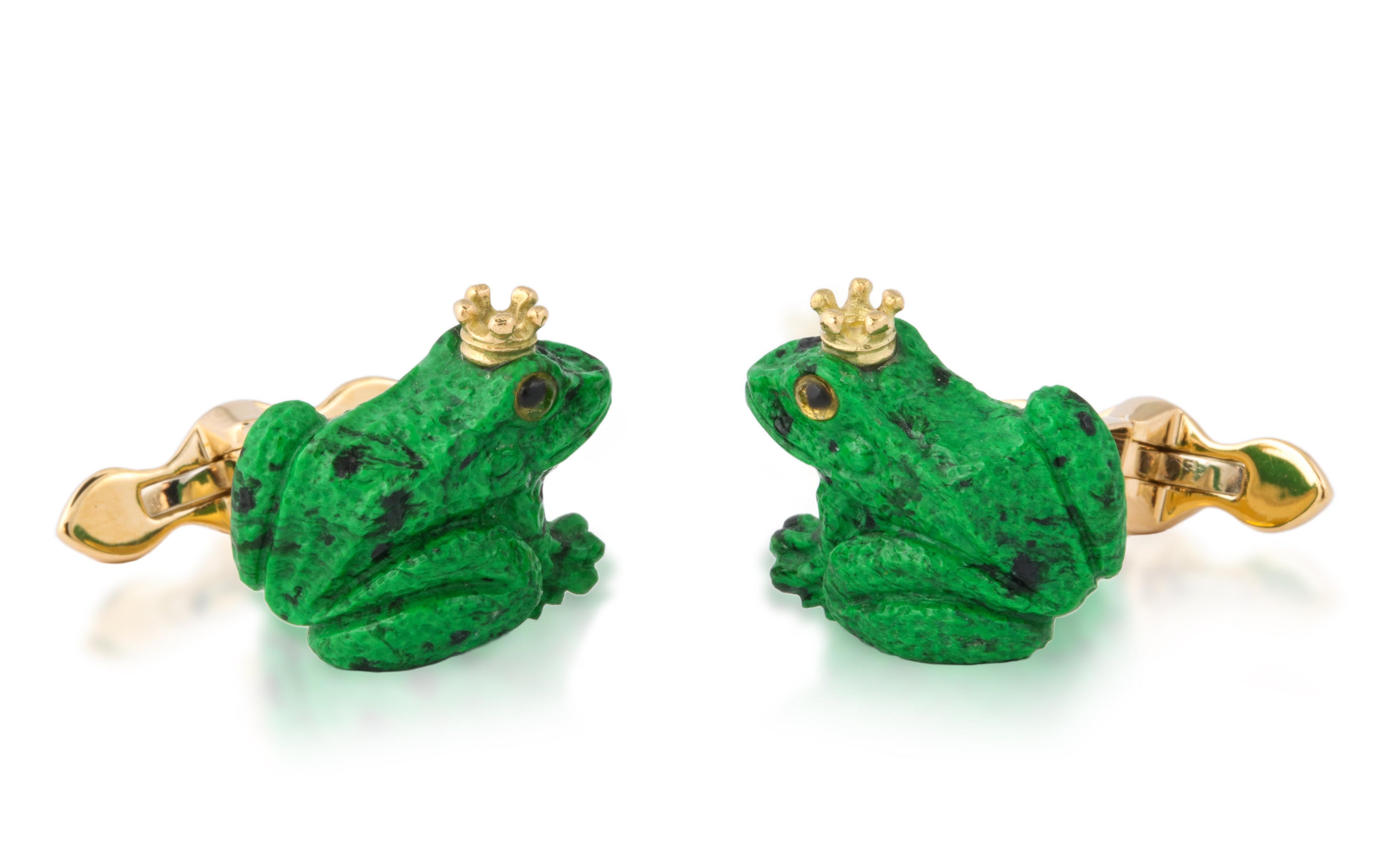 The Crowned Frog Cufflinks
