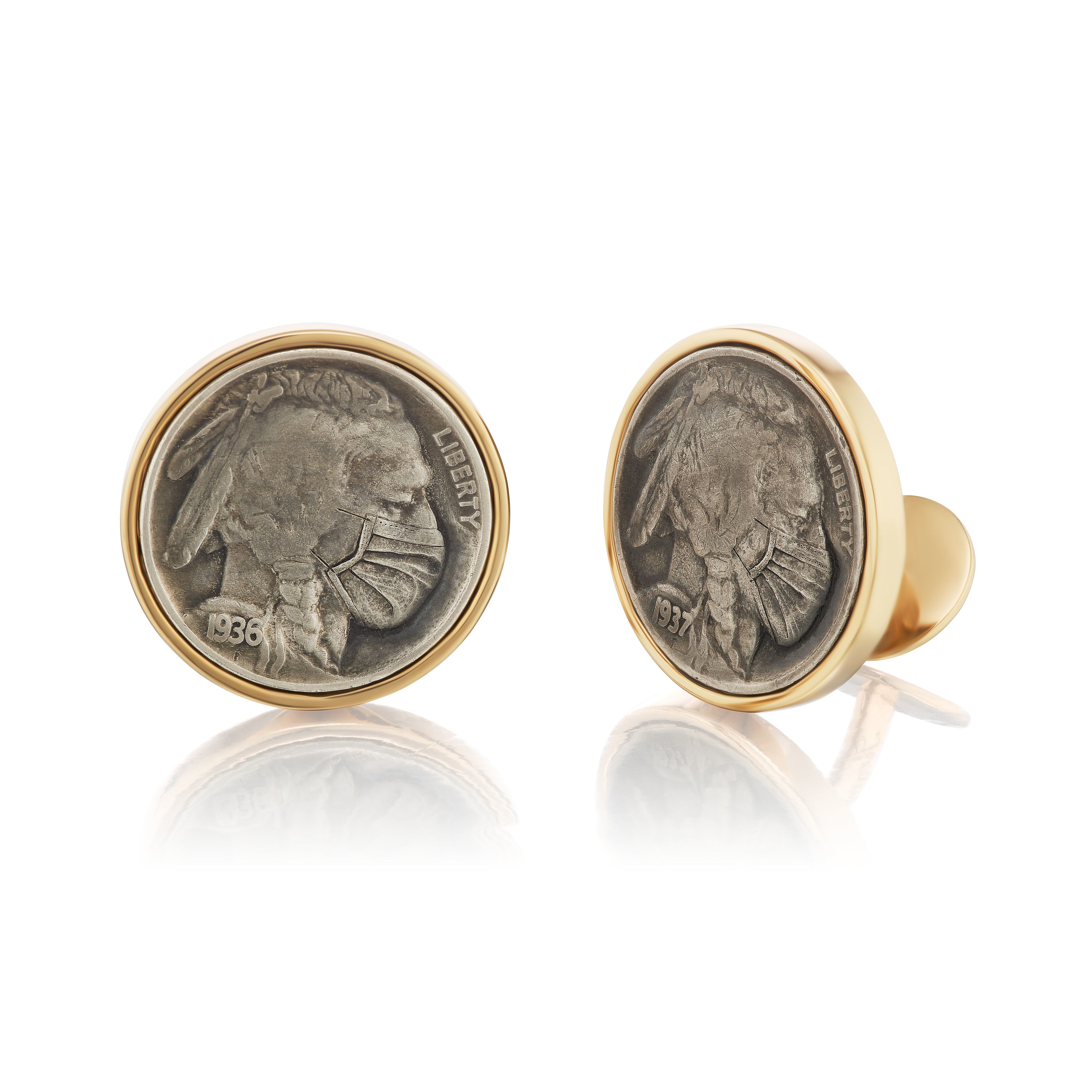 Hobo Nickel Cufflinks
