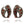 Load image into Gallery viewer, Titanium, Coral and Diamond Large Creole Earrings
