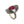 Load image into Gallery viewer, Red Spinel and Diamond Ring
