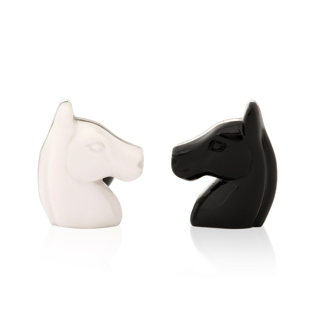 Black and White Horse Cufflinks