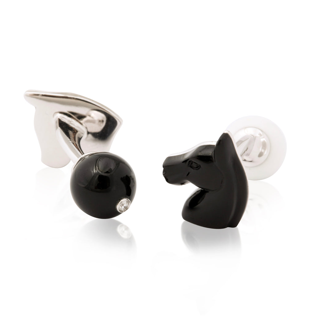 Black and White Horse Cufflinks