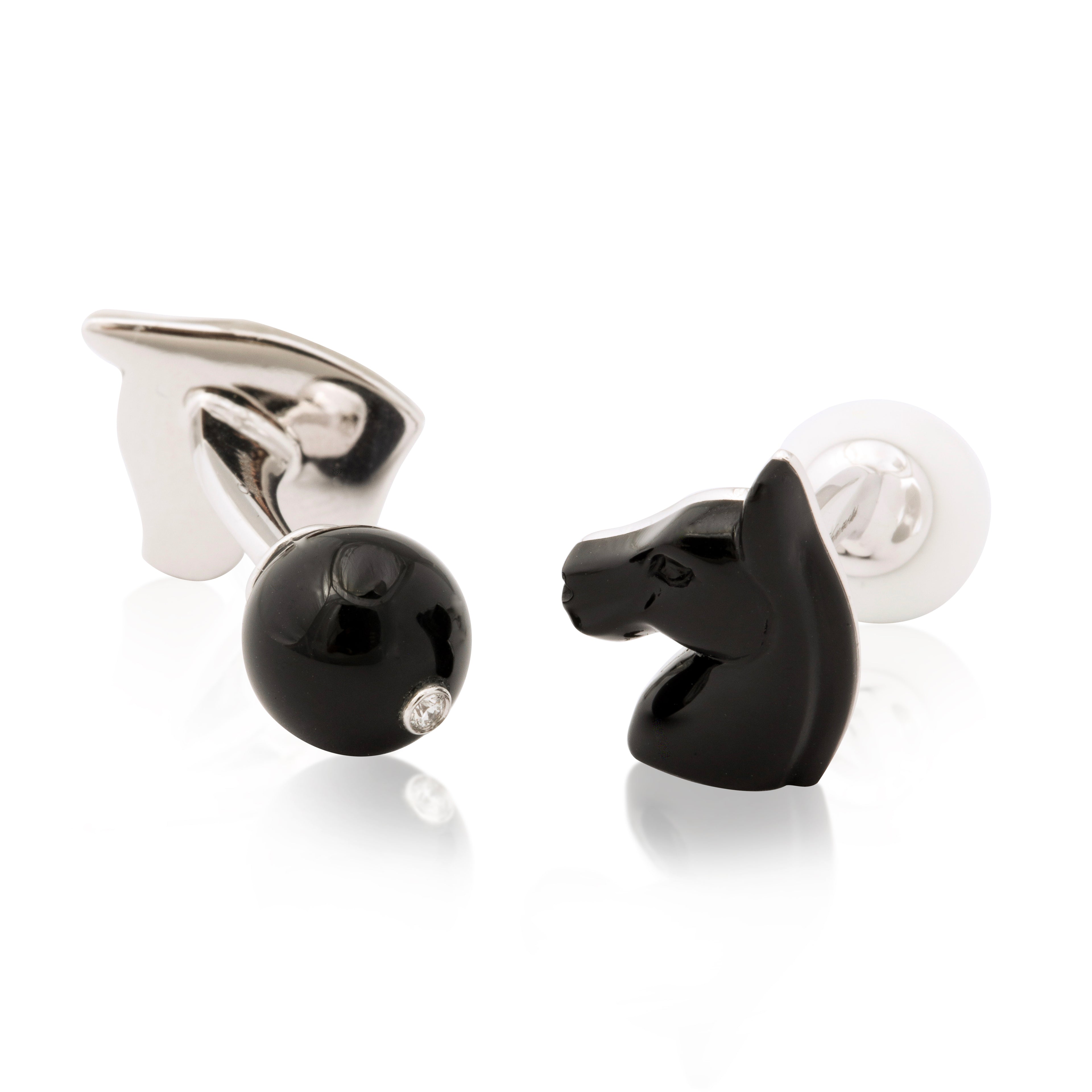 Black and White Horse Cufflinks