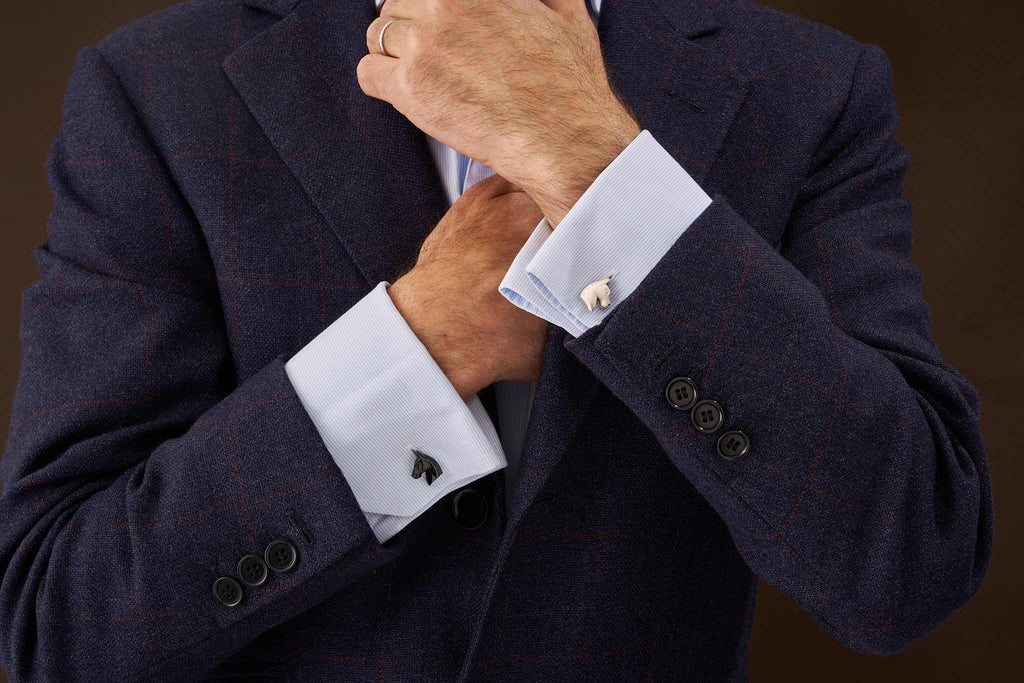Black and White Horse Cufflinks