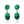 Load image into Gallery viewer, Titanium, Malachite and Diamond Drop Earrings Number Three
