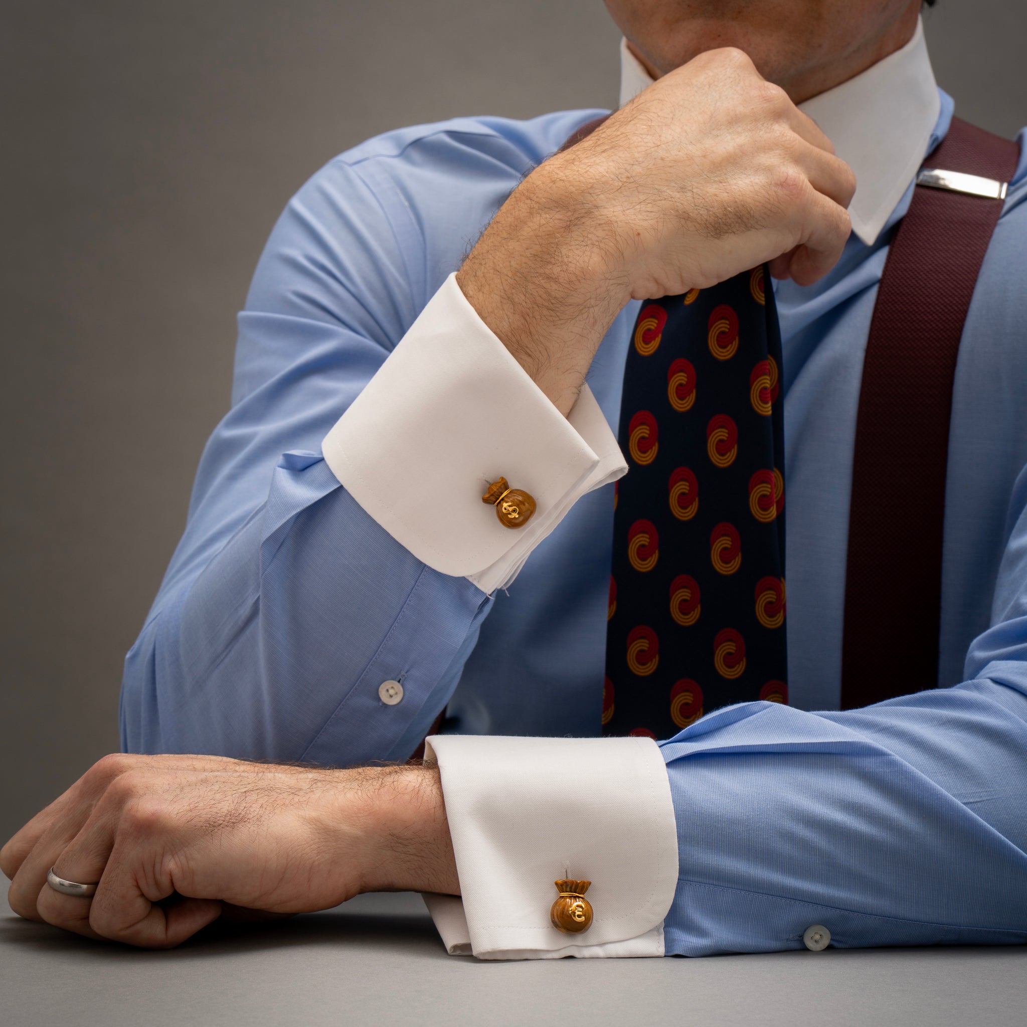 The Money Bags Cufflinks