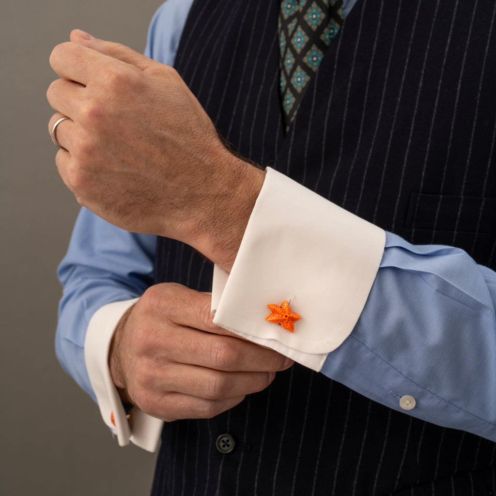 Coral Starfish Cufflinks