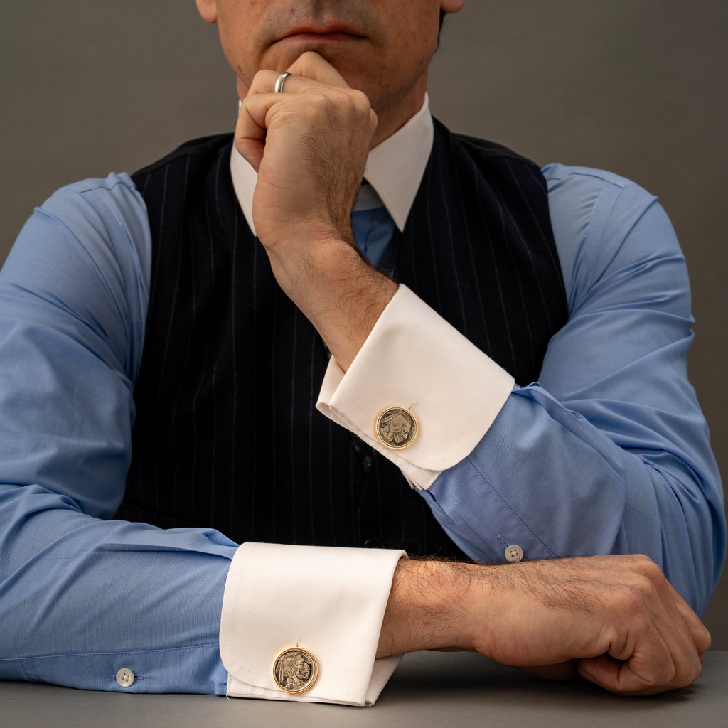 Hobo Nickel Cufflinks
