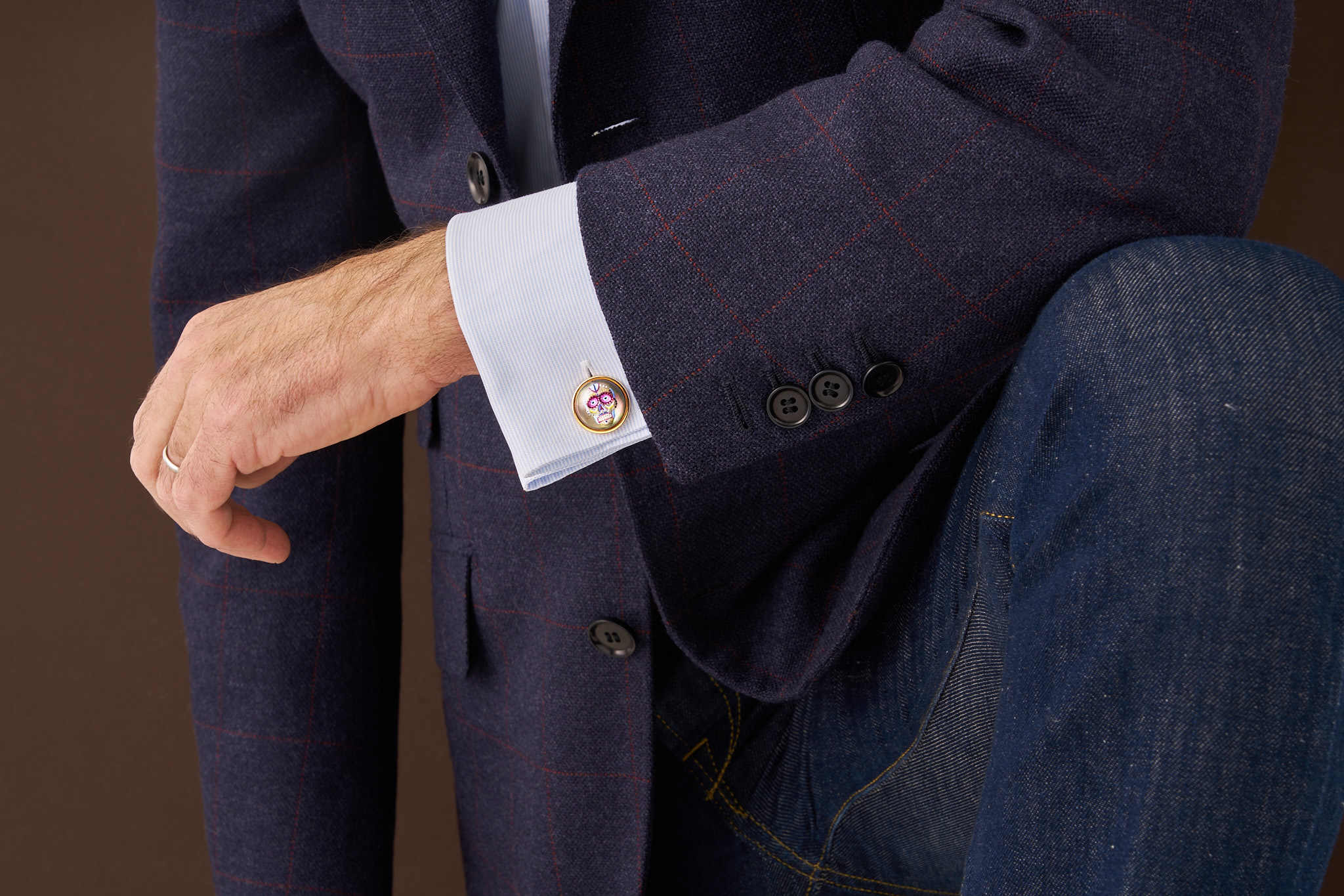 Artistic Skull Cufflinks