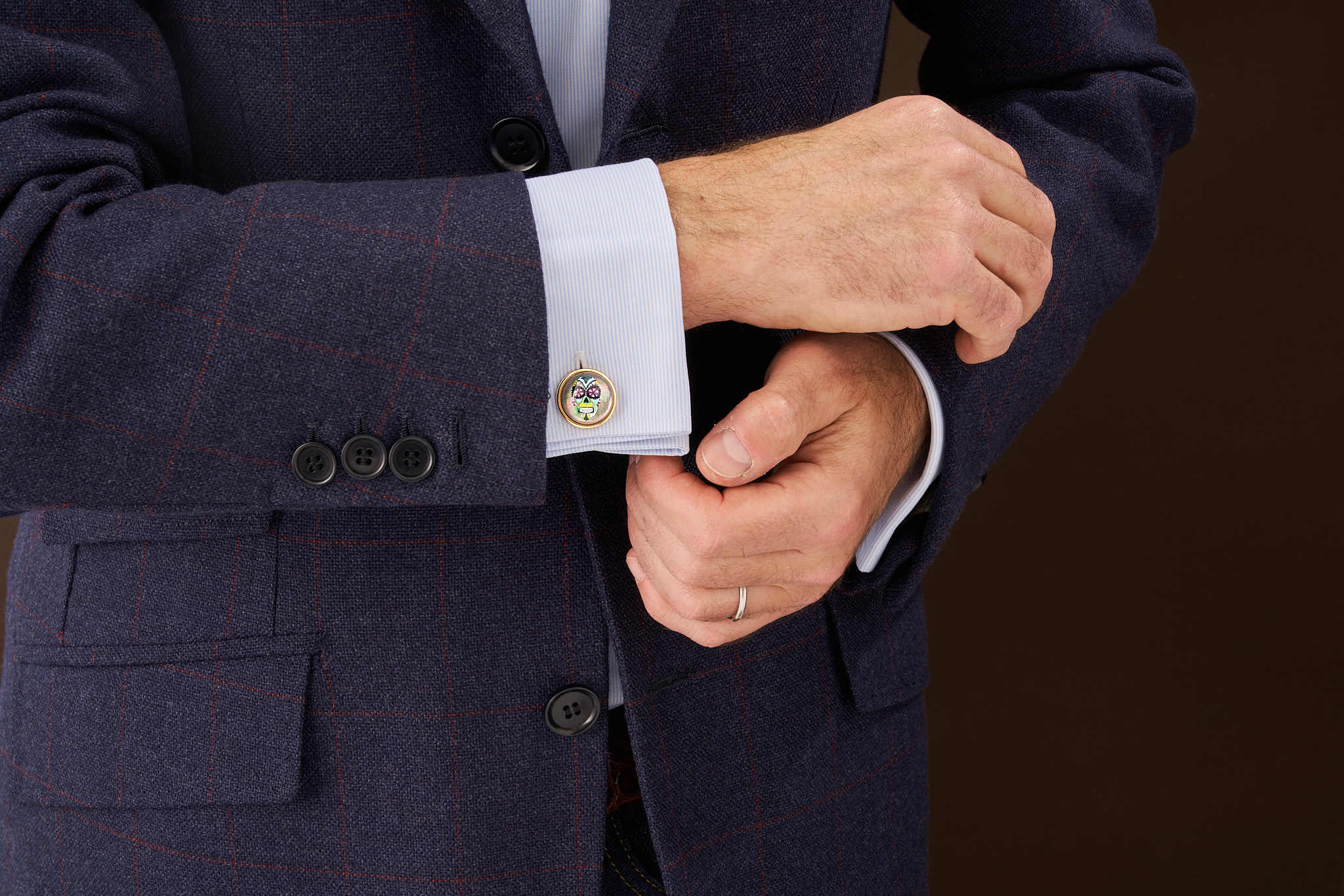 Artistic Skull Cufflinks