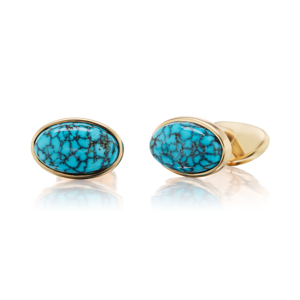 Kingman Turquoise Cufflinks