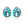 Load image into Gallery viewer, Titanium, Turquoise and Diamond Large Creole Earrings
