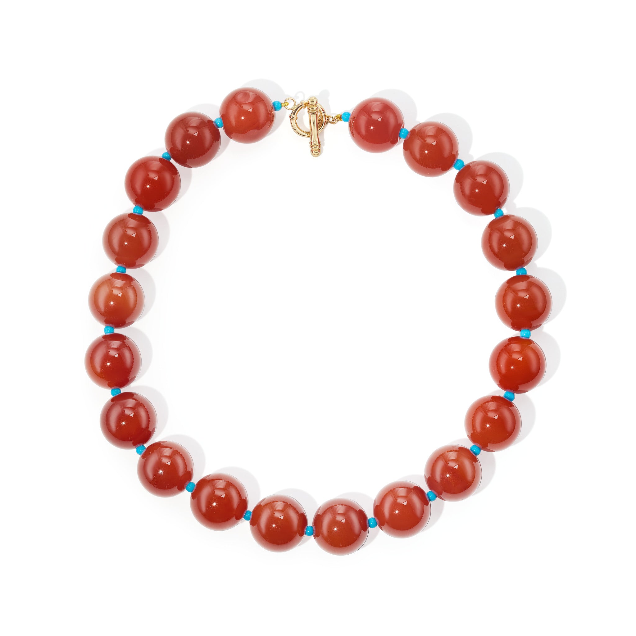 Carnelian and Turquoise Necklace