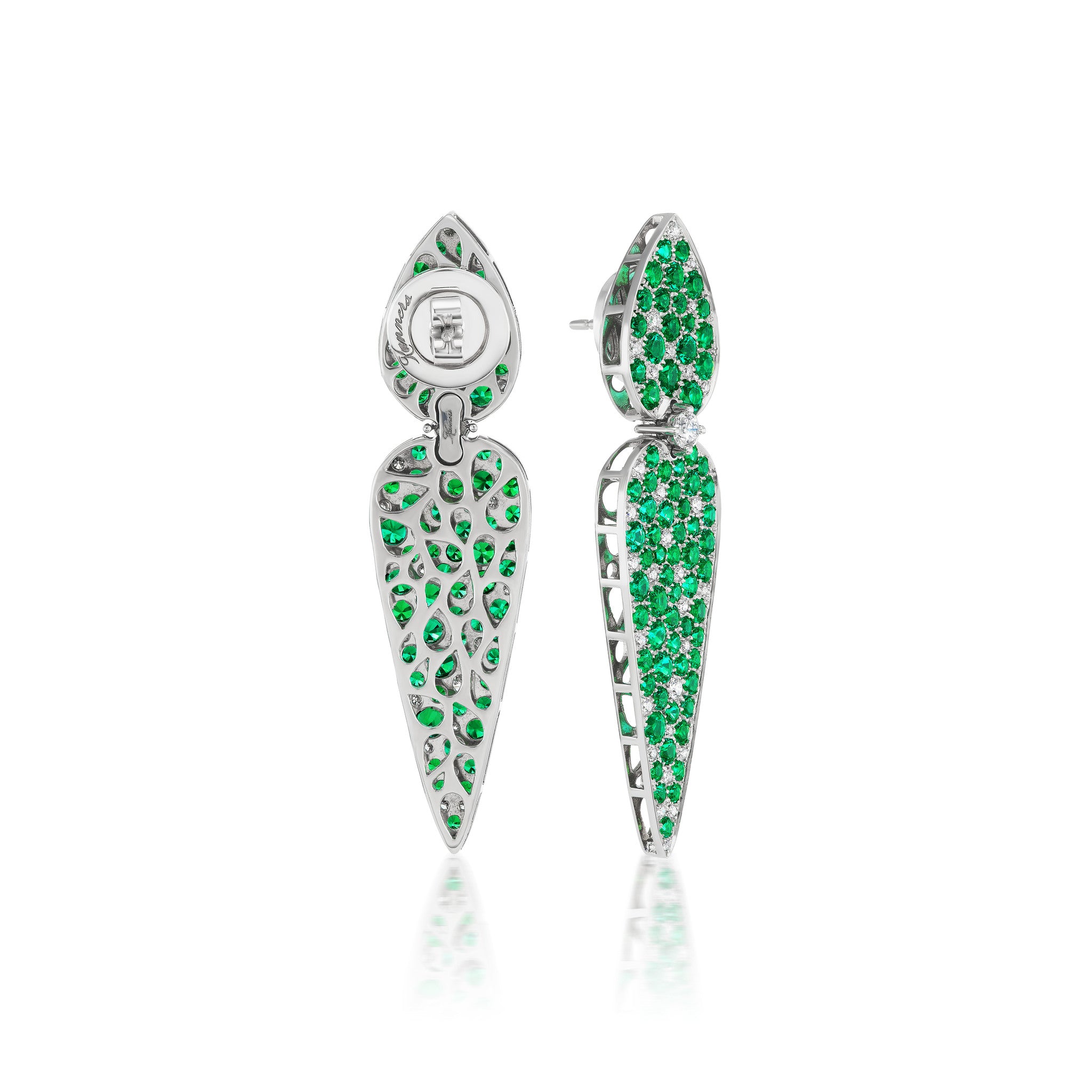 Muzo Emerald and Diamond Earrings