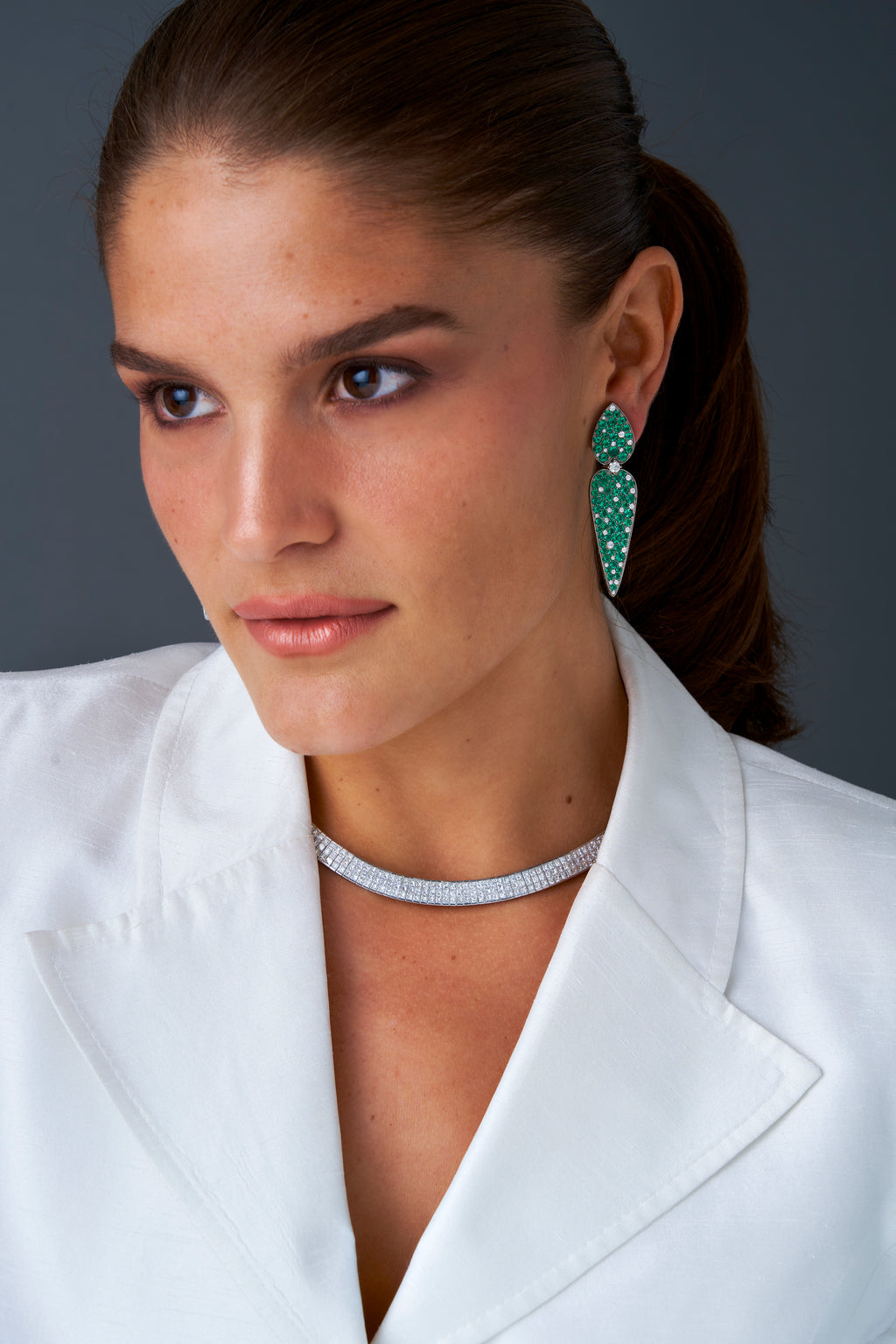 Muzo Emerald and Diamond Earrings